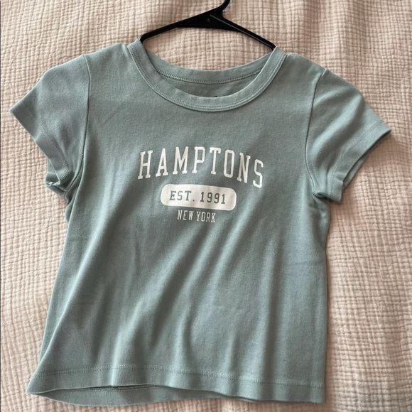 Brandy Melville Tops - john galt jade green shirt